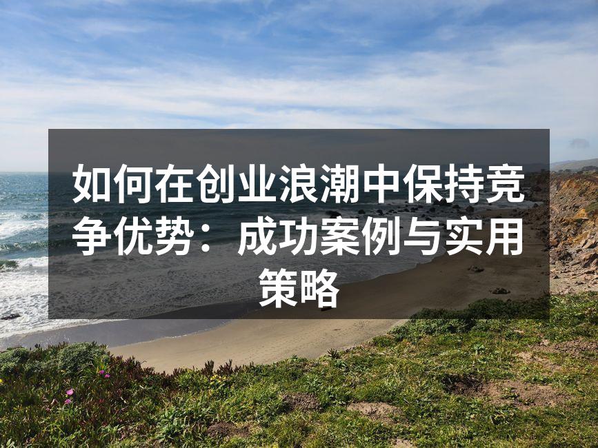 如何在创业浪潮中保持竞争优势：成功案例与实用策略